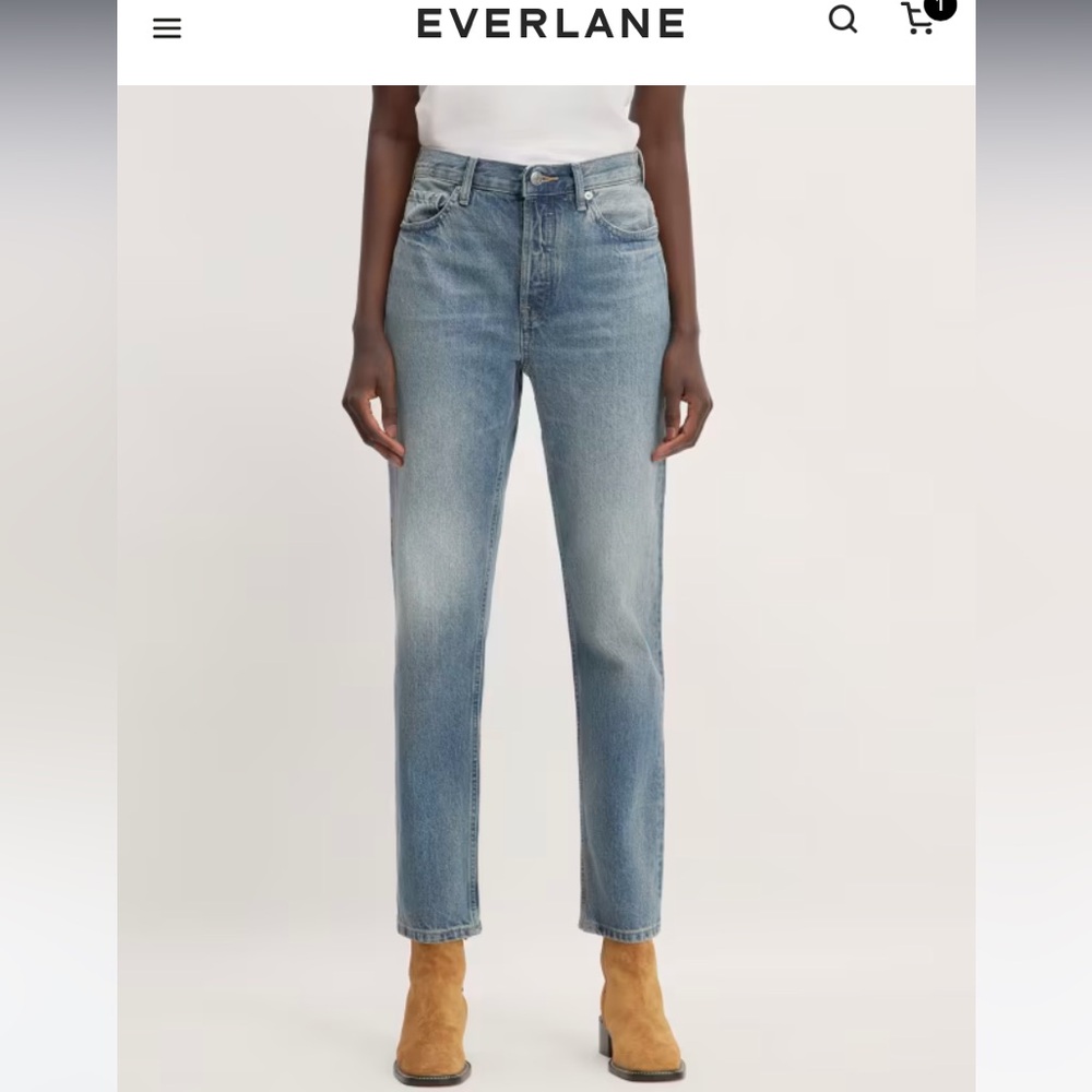 Everlane curvy 90s Cheeky Jeans NWT